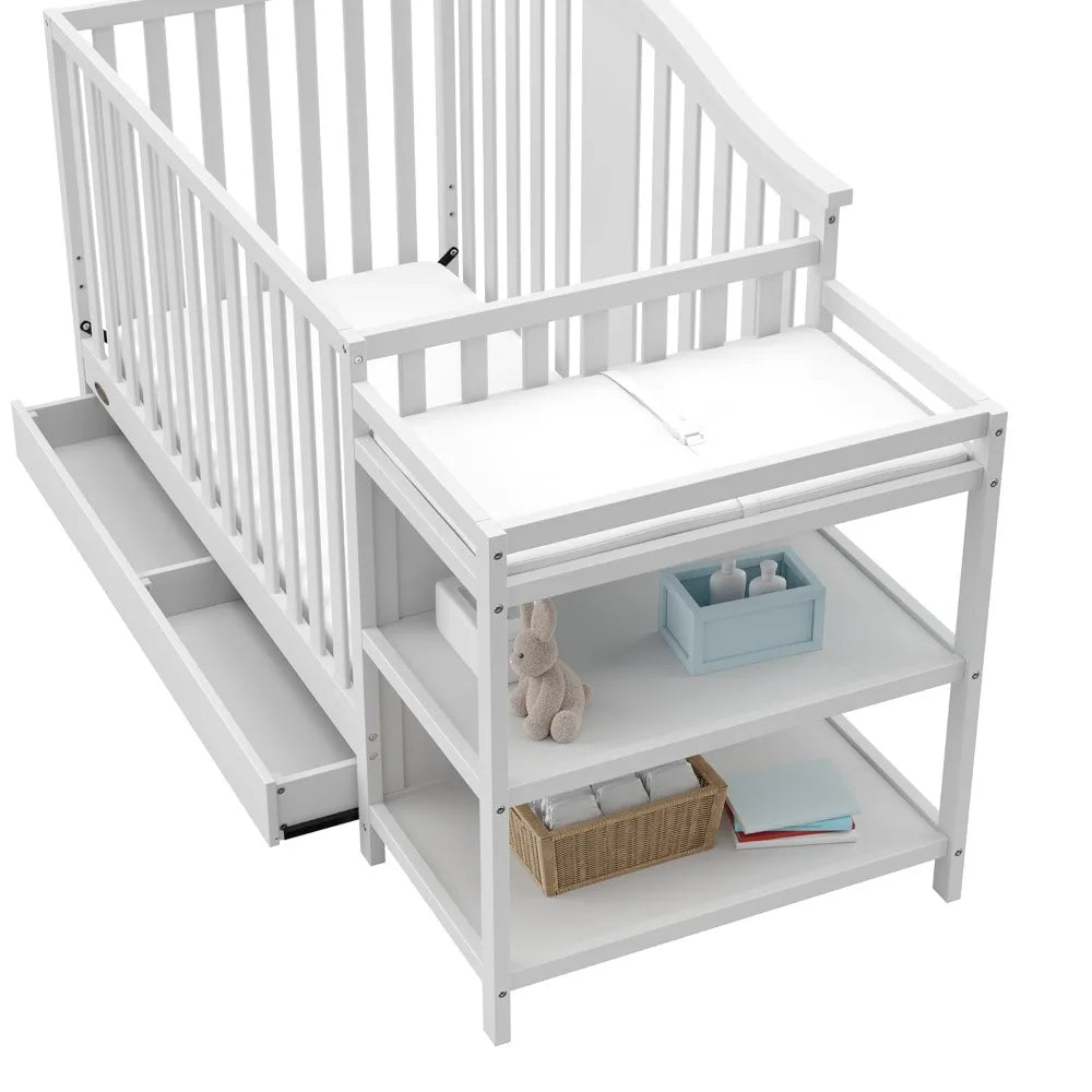 4-in-1 Convertible Crib and Changer