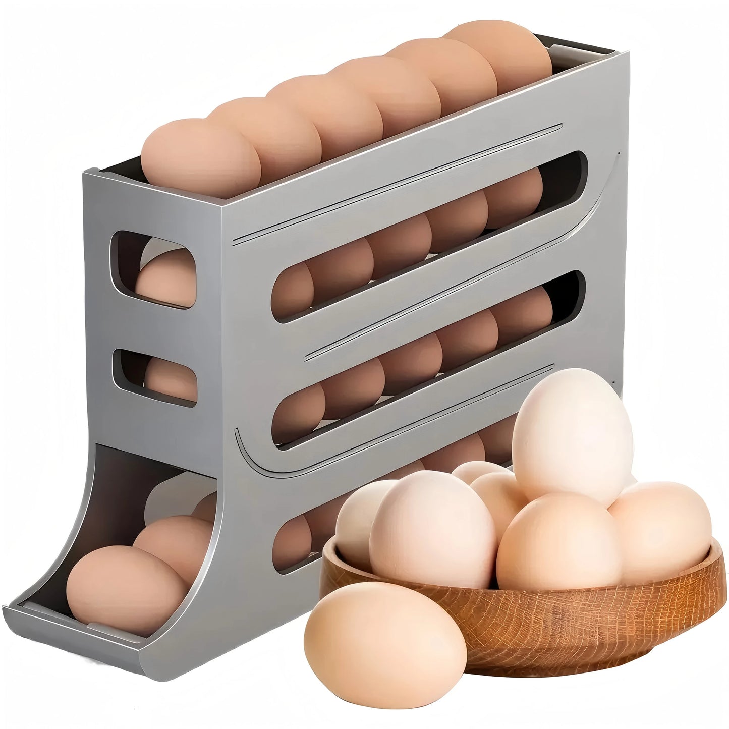 4 Tiers Automatic Egg Holder