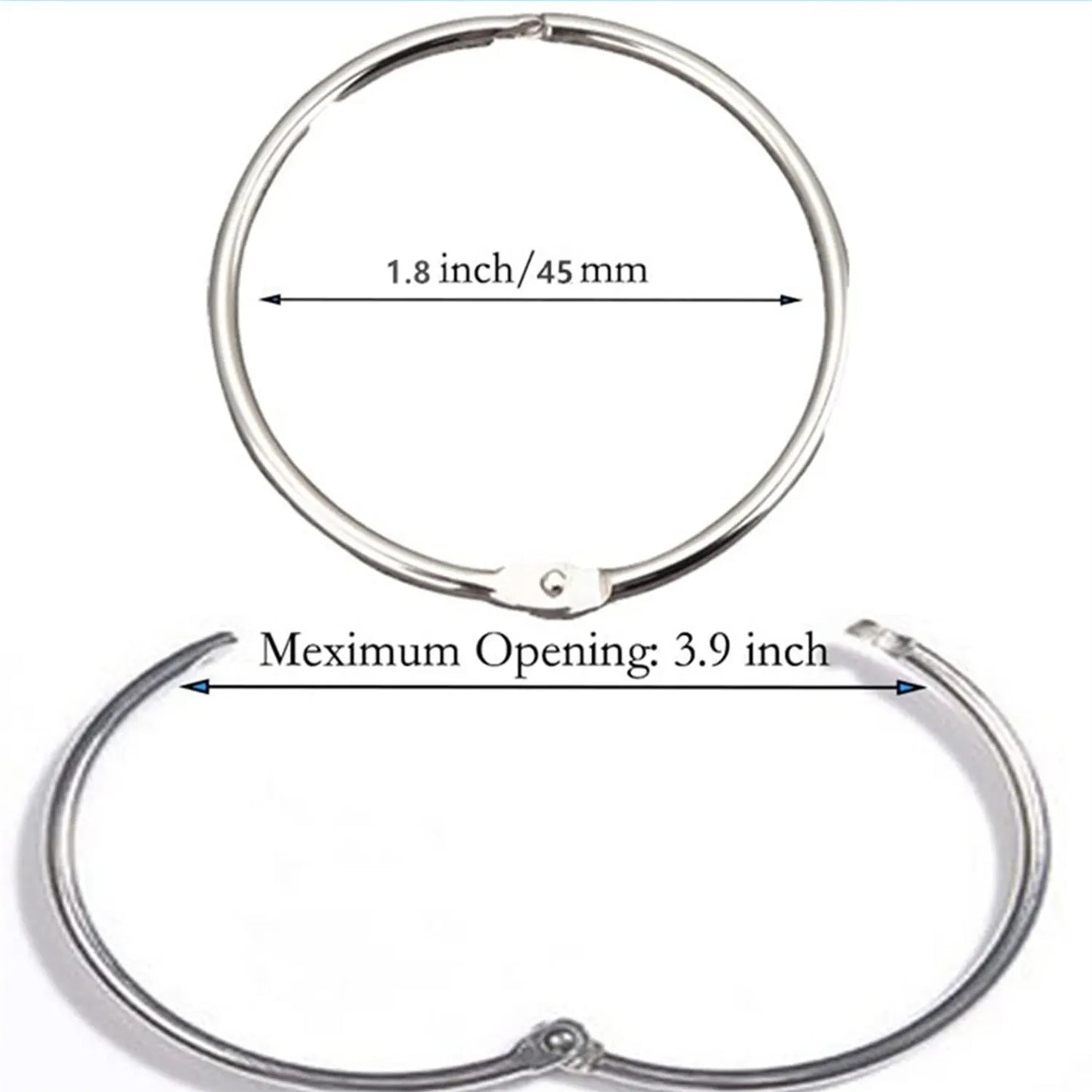 24 Pack Curtain Rings