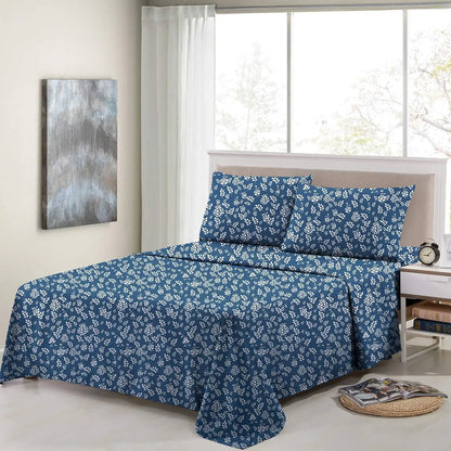 4 Piece Floral Sheet Set