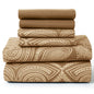 6Pc Microfiber Sheet Set