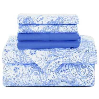 6Pc Microfiber Sheet Set