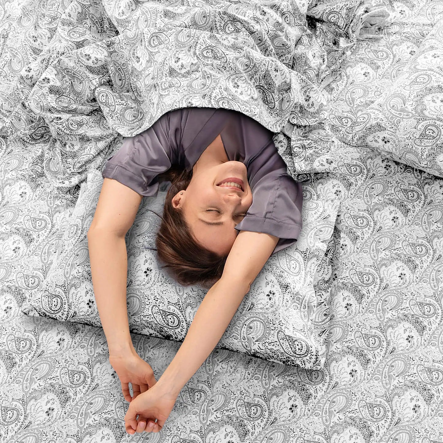 4-Piece Microfiber Bed Sheet Set