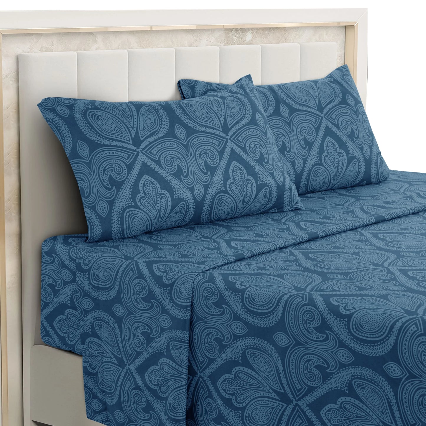 4-Piece Microfiber Bed Sheet Set