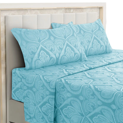 4-Piece Microfiber Bed Sheet Set
