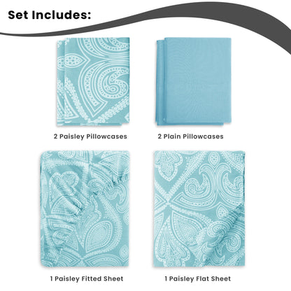 6Pc Microfiber Sheet Set