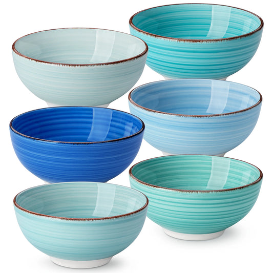 6-Piece Vintage Porcelain Bowl Set