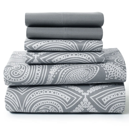 6Pc Microfiber Sheet Set