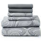 6Pc Microfiber Sheet Set