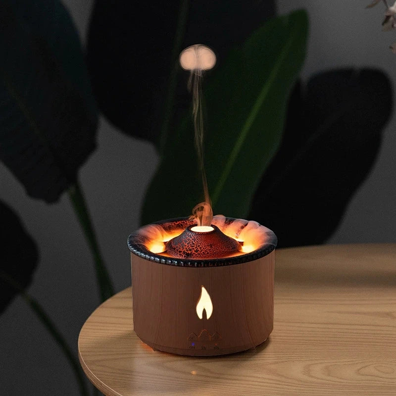 Aromatherapy Volcano Flame Humidifier Diffuser