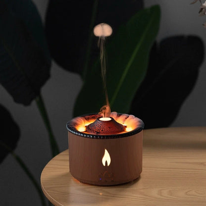 Aromatherapy Volcano Flame Humidifier Diffuser