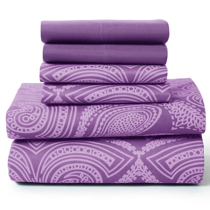 6Pc Microfiber Sheet Set