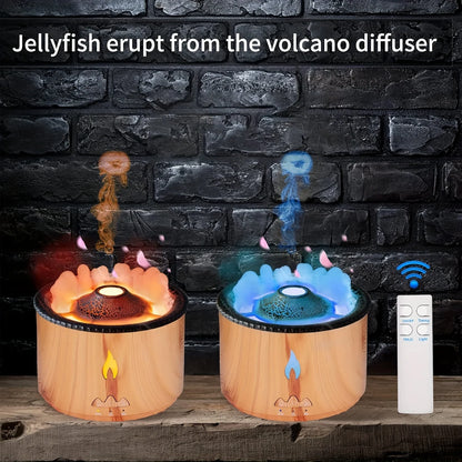 Aromatherapy Volcano Flame Humidifier Diffuser