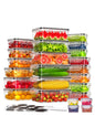 24 Pcs Food Storage Containers