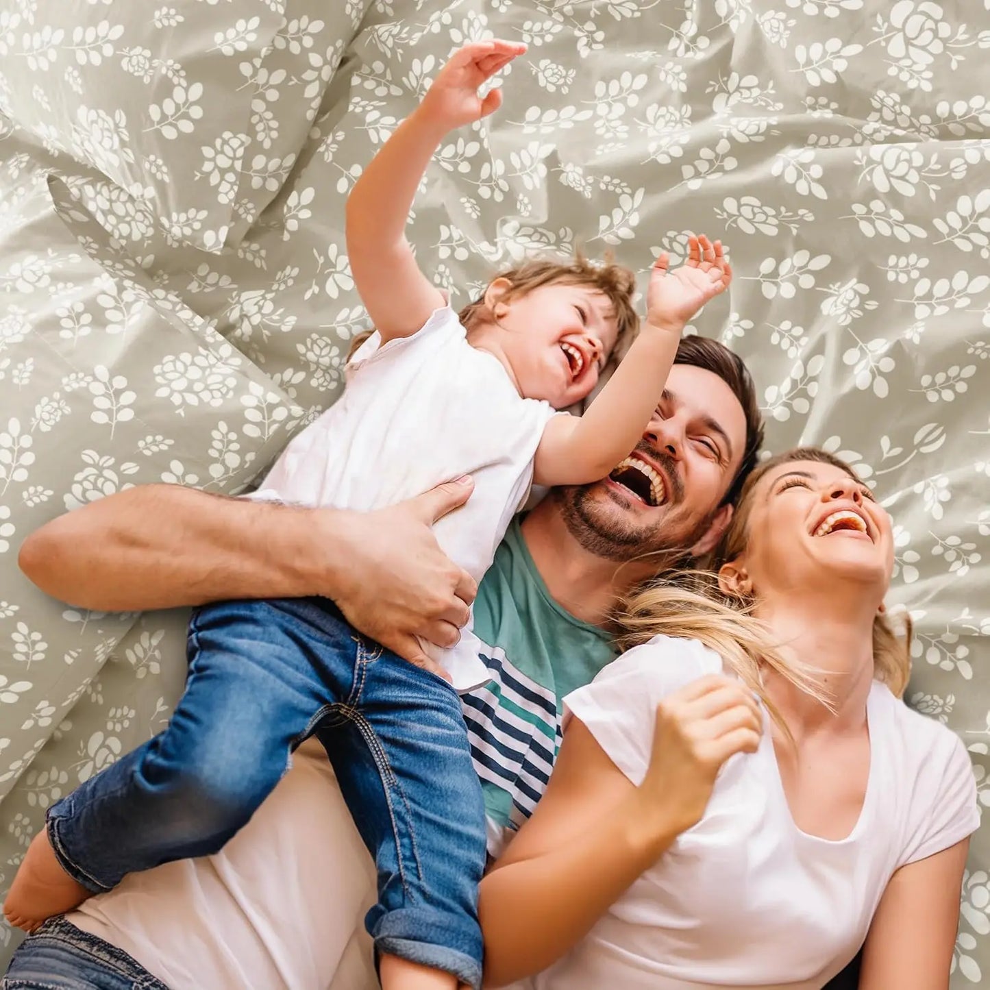 4 Piece Floral Sheet Set