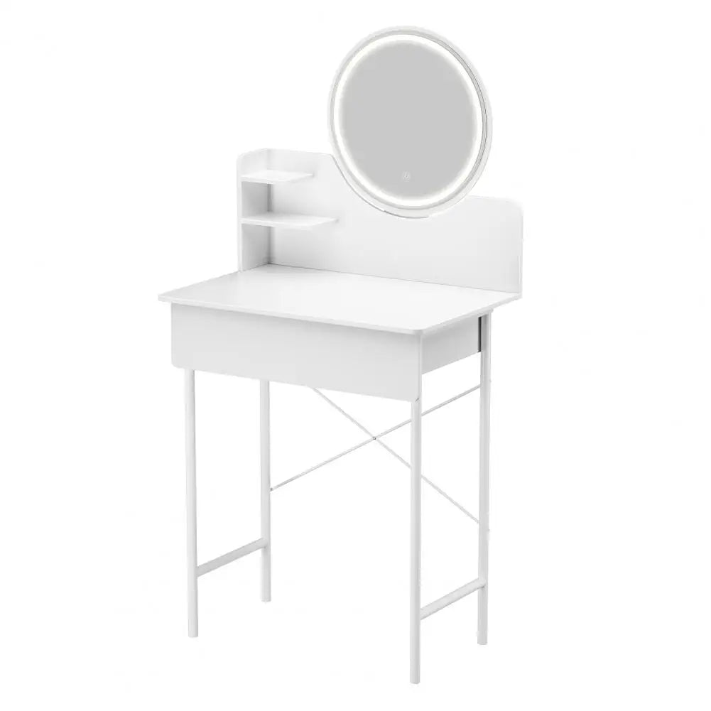 White Vanity Dresser with Mirror