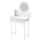 White Vanity Dresser with Mirror