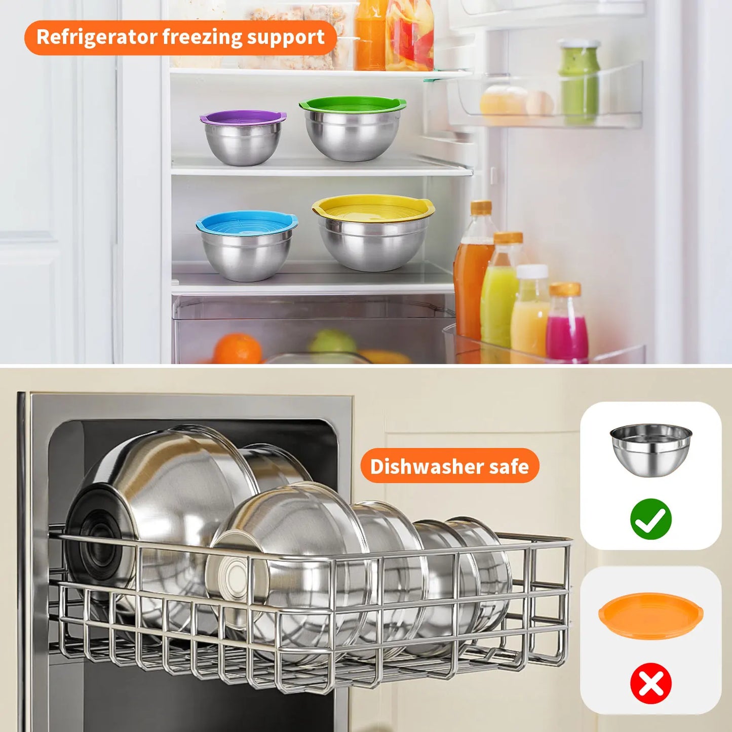 29-Piece Stainless Steel Mixing Bowl