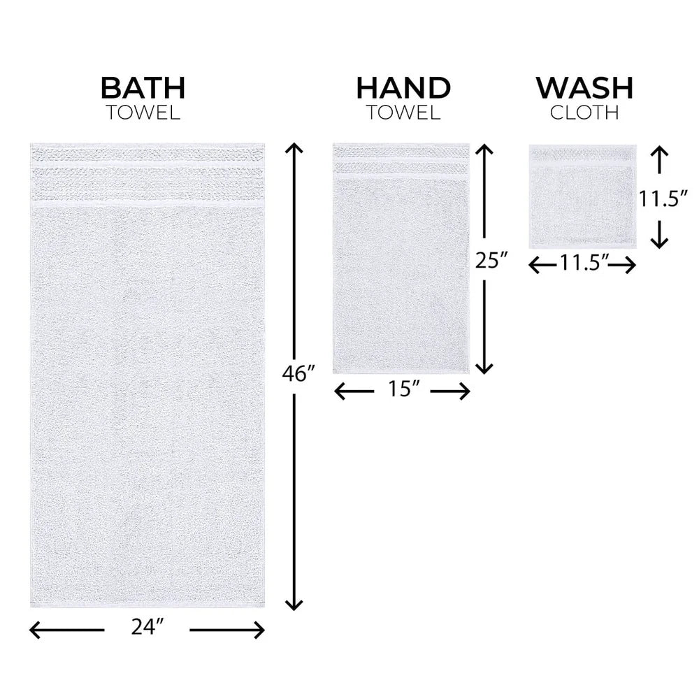 10 Piece Cotton Towel Set