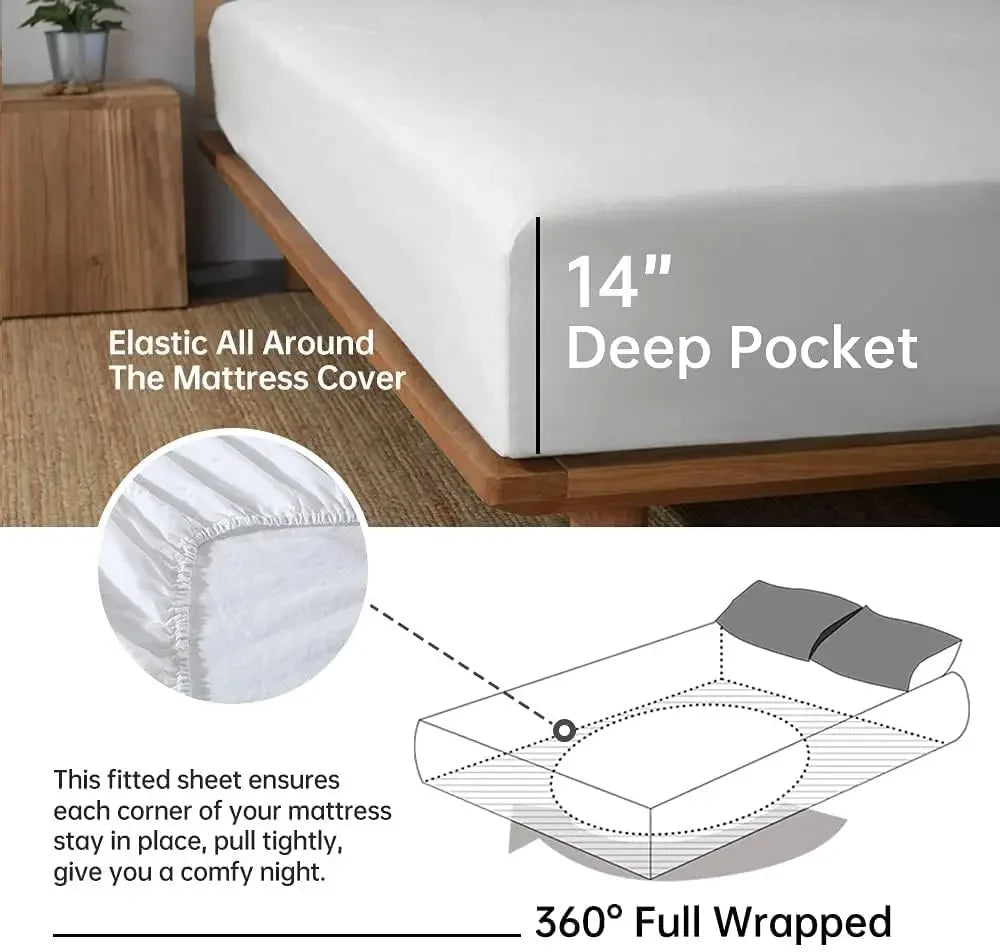 4-Piece Linen Sheet Set