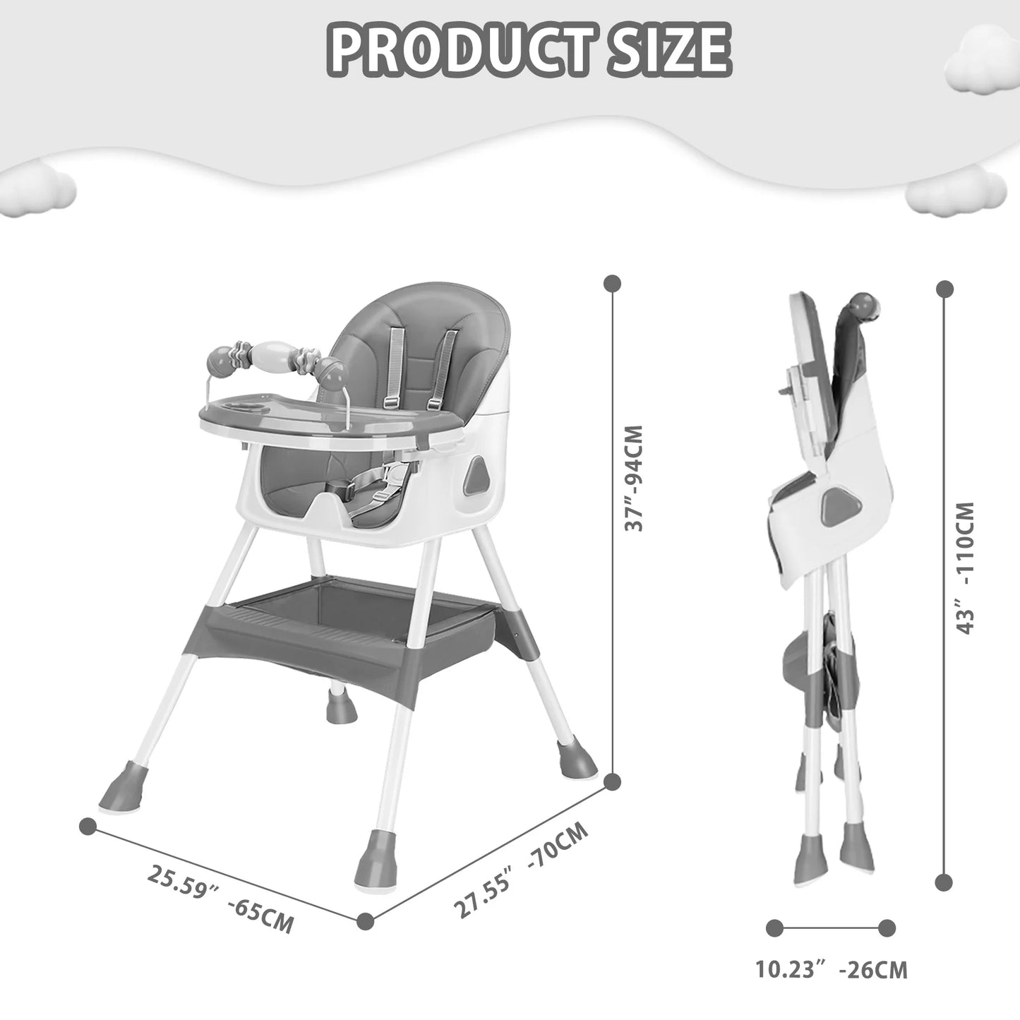 Foldable Baby Highchair