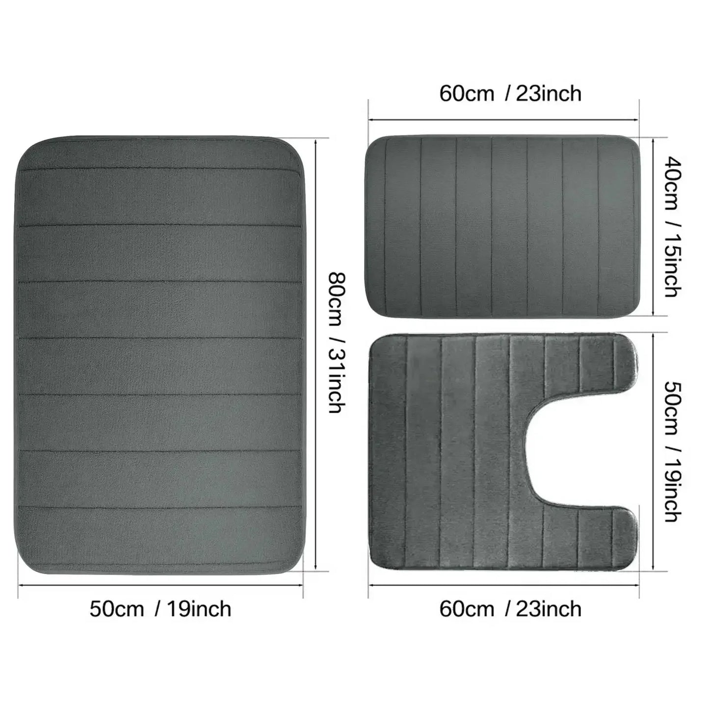 Nonslip Memory Foam Bathmat