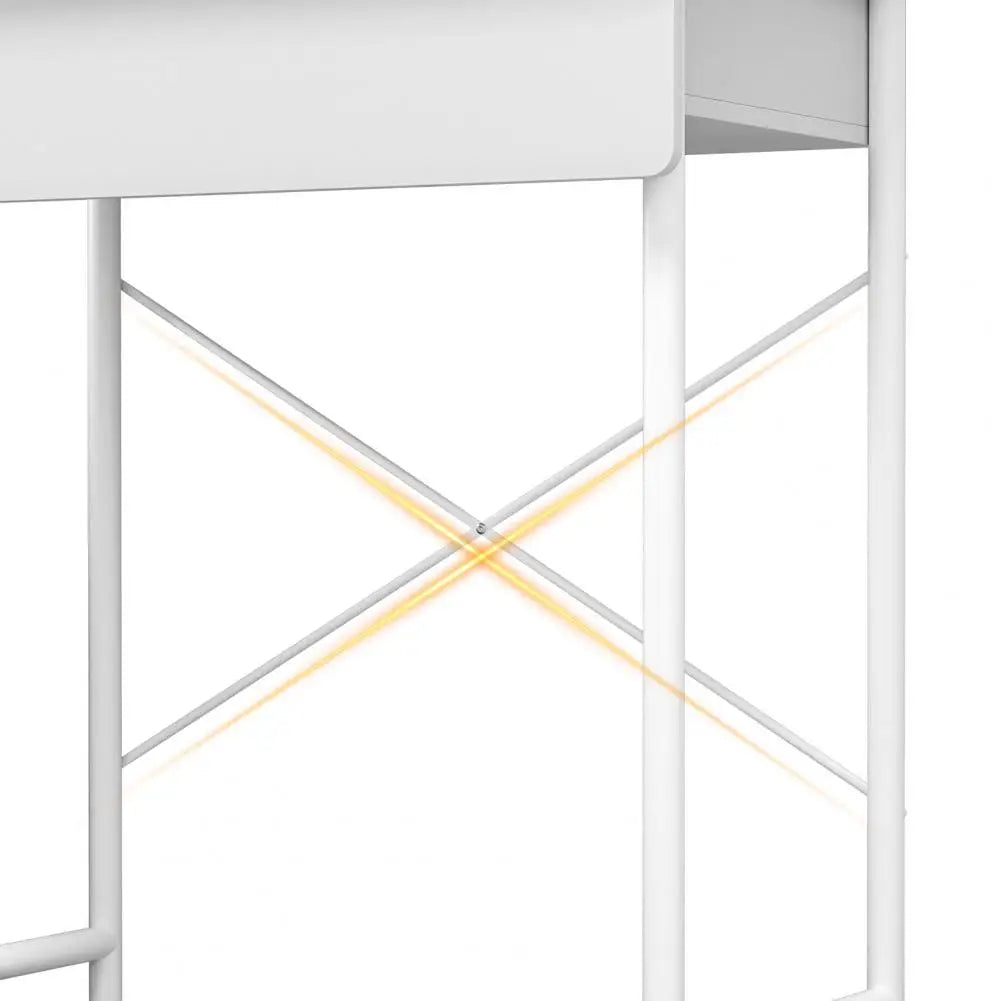 White Vanity Dresser with Mirror