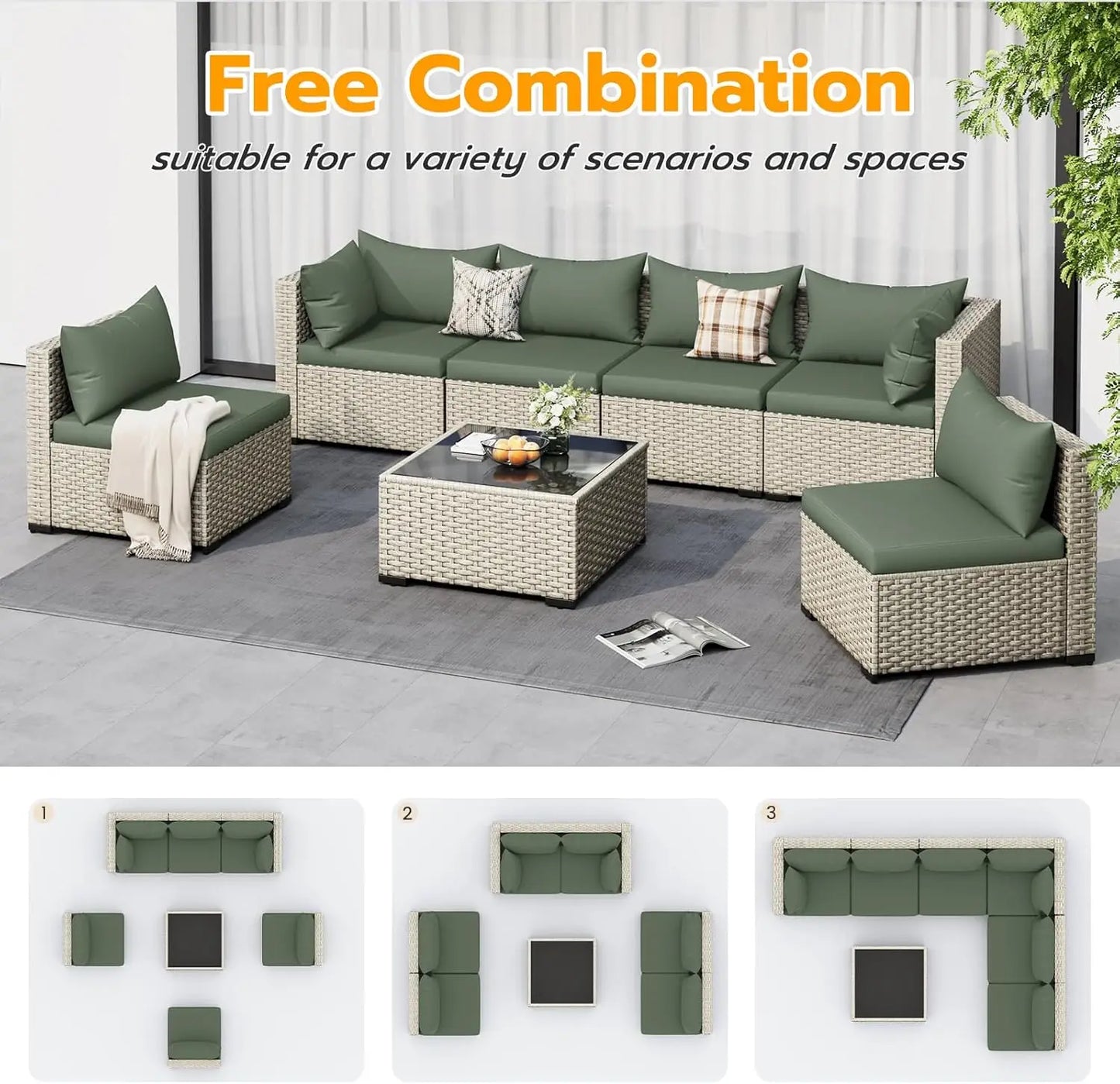 7-Piece Outdoor Furniture Set