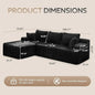 L-Shaped 3-Seat Sofa