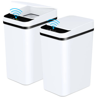 2 Pack Automatic Trash Cans