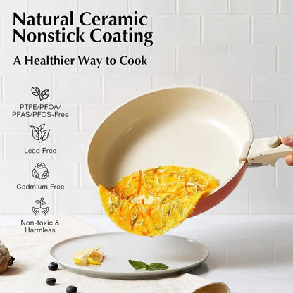 5Piece Nonstick Ceramic Pots and Pans