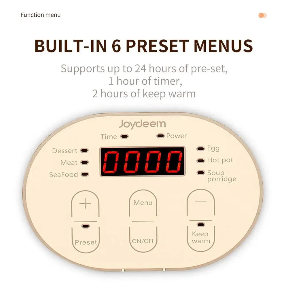 2-Tier Electric Food Steamer
