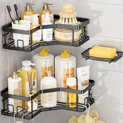 Adhesive Shower Shelves Organizer