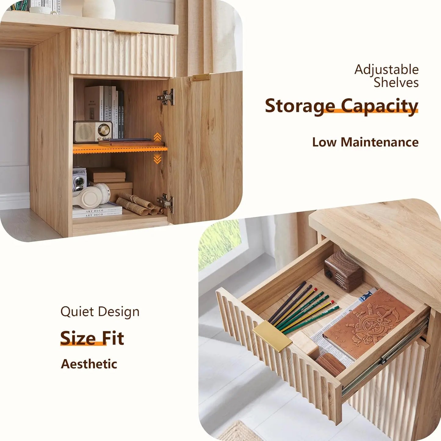 Modern Executive Desk with Storage