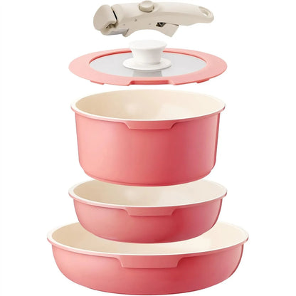 5Piece Nonstick Ceramic Pots and Pans