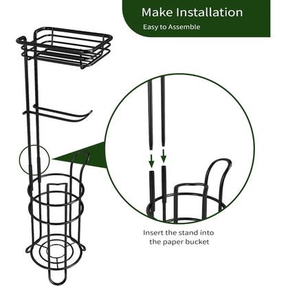 Free Standing Toilet Paper Holder