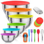 29-Piece Stainless Steel Mixing Bowl