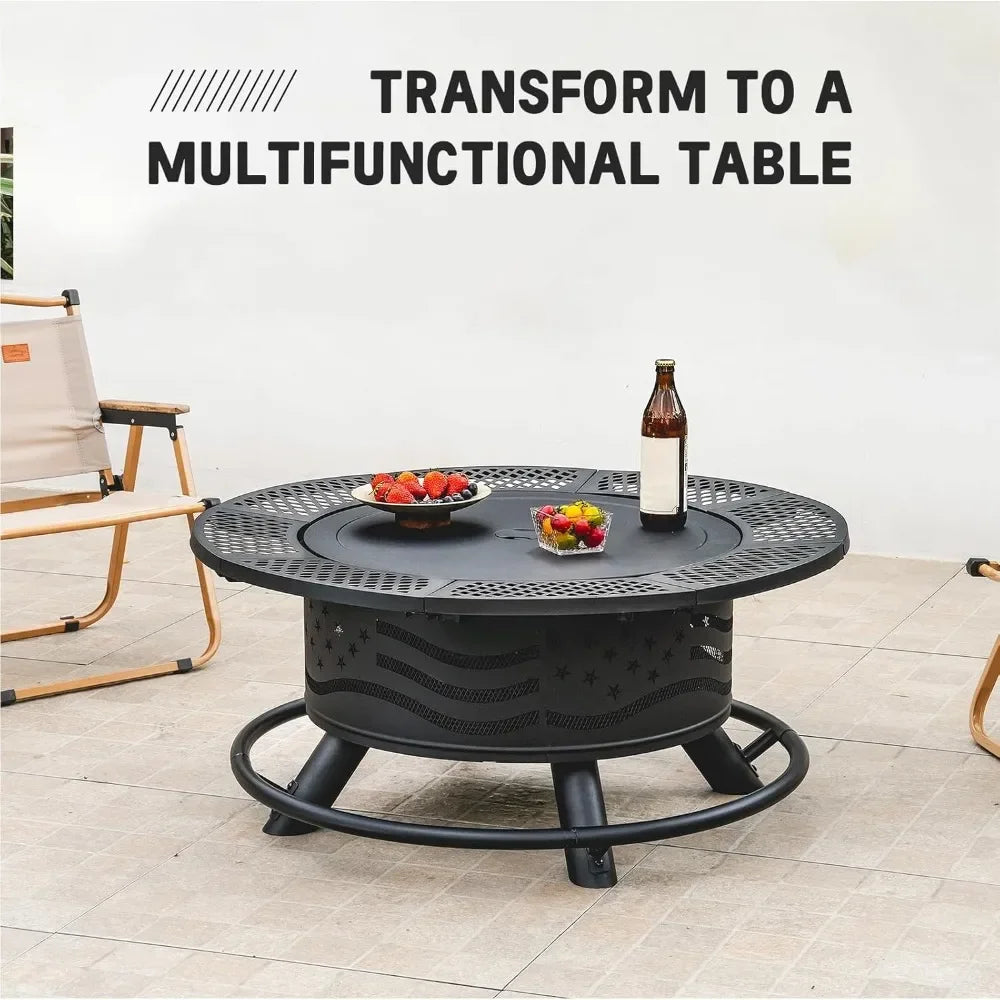 Outdoor Fire Pit Grill