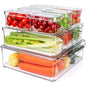 Stackable Food Pantry Organizer Bins