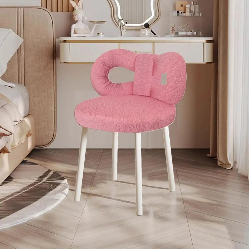Bowknot Vanity Stool