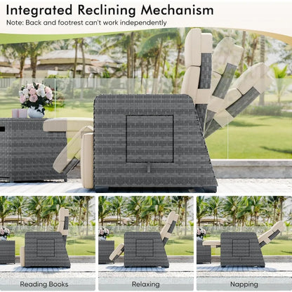 Outdoor Recliner Patio Chair