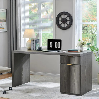 Modern Executive Desk with Storage
