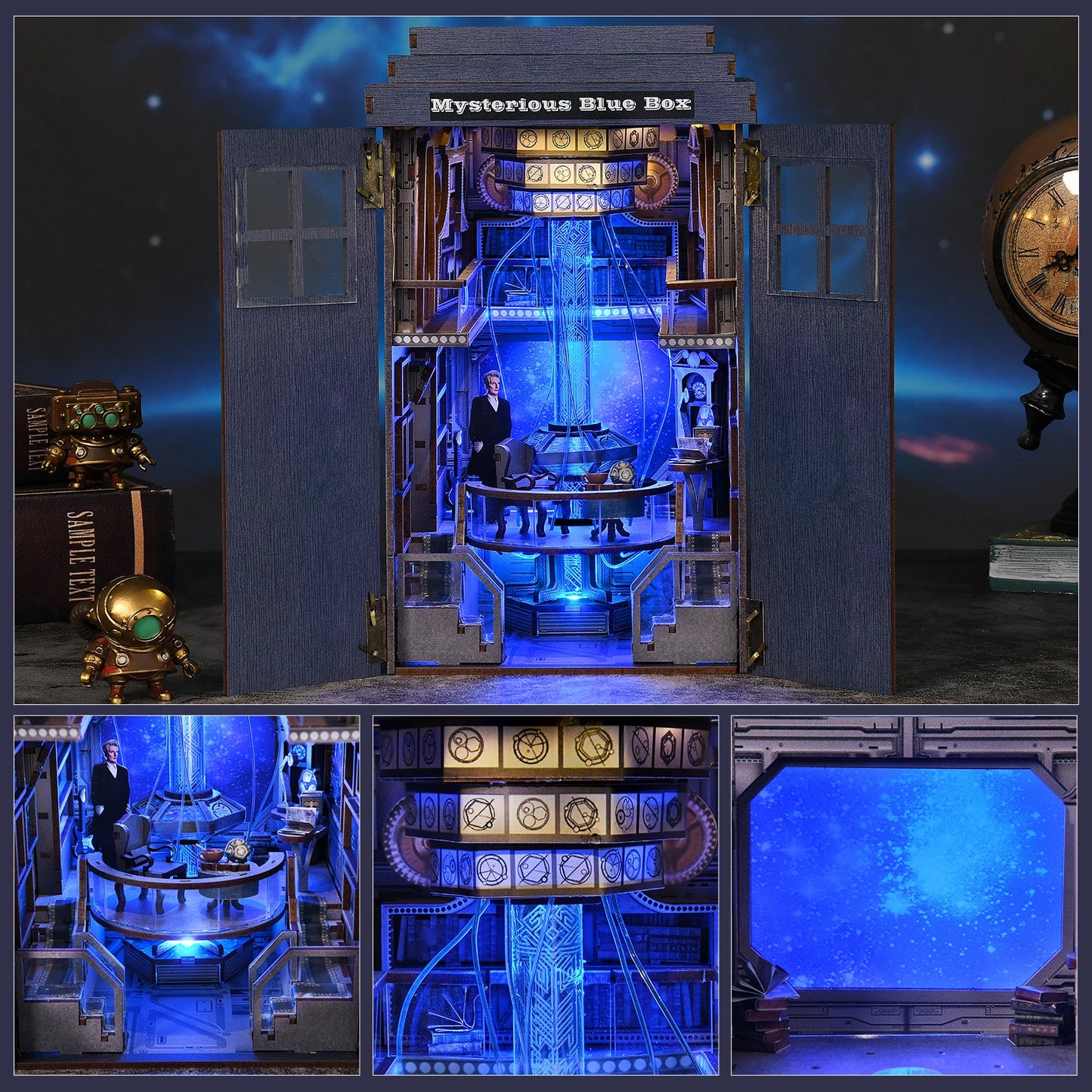 Mysterious Telephone Booth Book Nook