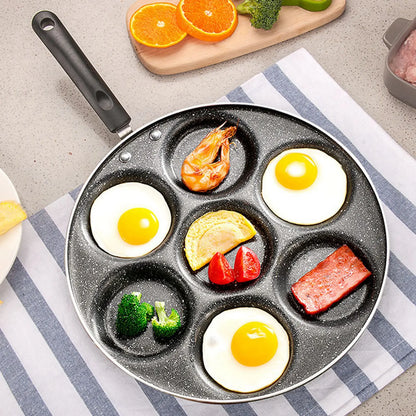 7 Holes Nonstick Frying Pan