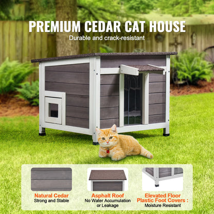 Weatherproof Outdoor Cat House