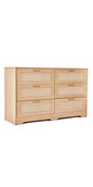 Modern Chest Wood Rattan Dresser