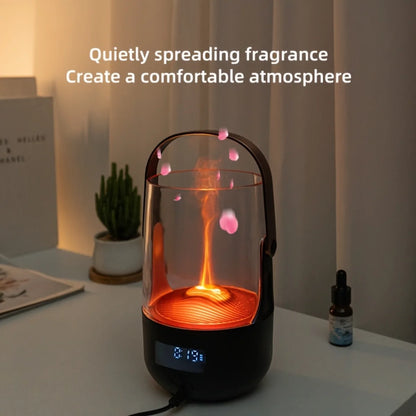 Vintage Flickering Flame Humidifier Diffuser