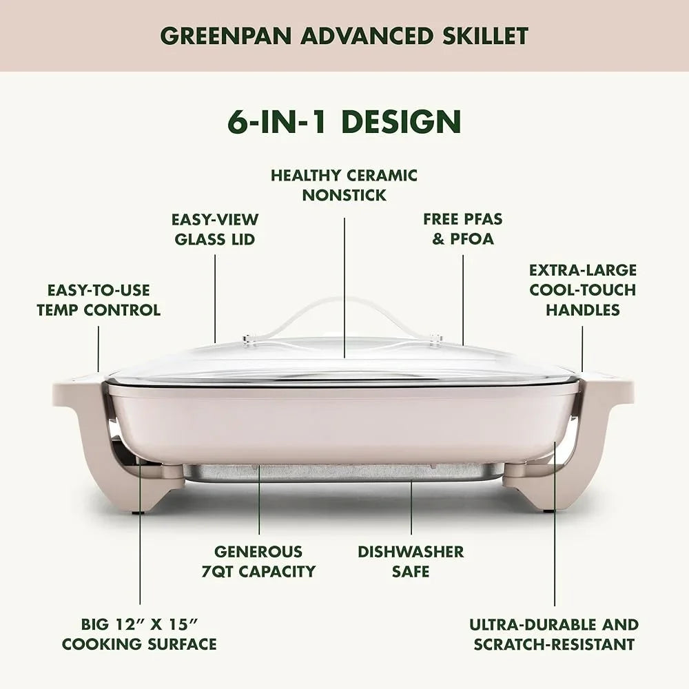 Nonstick Electric Skillet