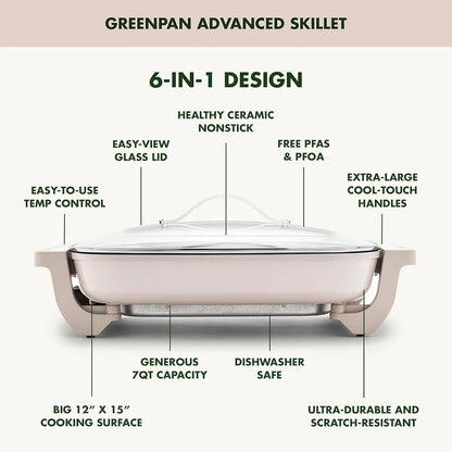 Nonstick Electric Skillet