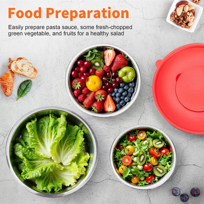 29-Piece Stainless Steel Mixing Bowl